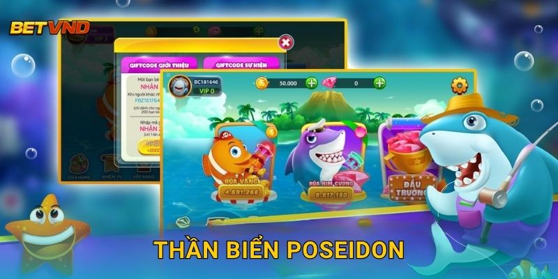 Thần Biển Poseidon – Săn thưởng huyền thoại tại Betvnd