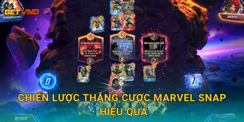 Chiến lược thắng cược Marvel Snap hiệu quả